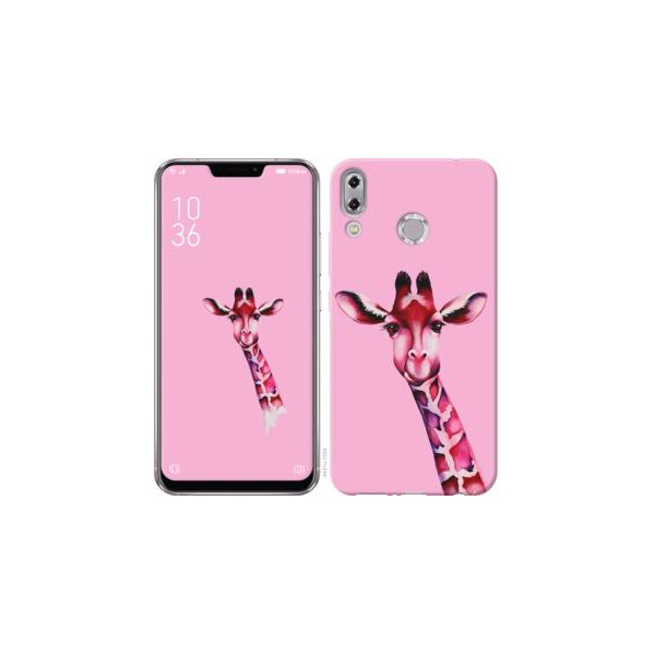 

Чехол на Asus Zenfone 5 ZE620KL Розовая жирафа (04798)