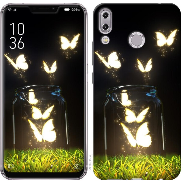 

Чехол на Asus Zenfone 5 ZE620KL Светящиеся бабочки (04798)