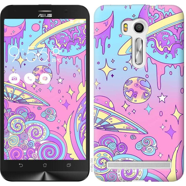 

Чехол на Asus ZenFone Go TV ZB551KL Розовая галактика (04798)