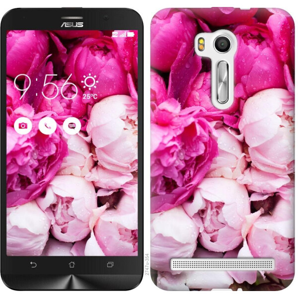 

Чехол на Asus ZenFone Go TV ZB551KL Розовые пионы (04798)