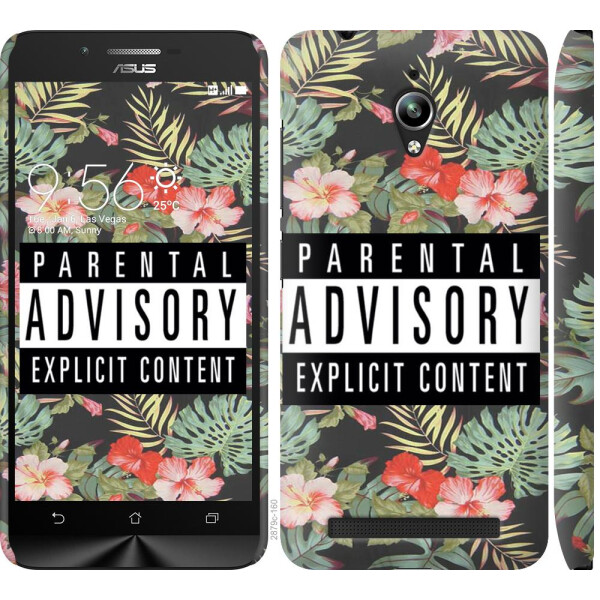 

Чехол на Asus Zenfone Go ZC500TG Parental advisory (04798)
