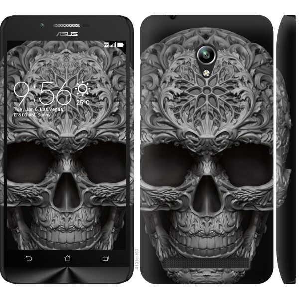 

Чехол на Asus Zenfone Go ZC500TG skull-ornament (04798)
