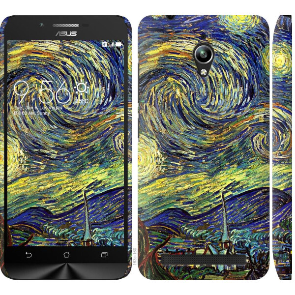

Чехол на Asus Zenfone Go ZC500TG Винсент Ван Гог. Звёздная ночь (04798)