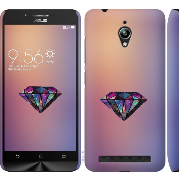 

Чехол на Asus Zenfone Go ZC500TG Диамант (04798)