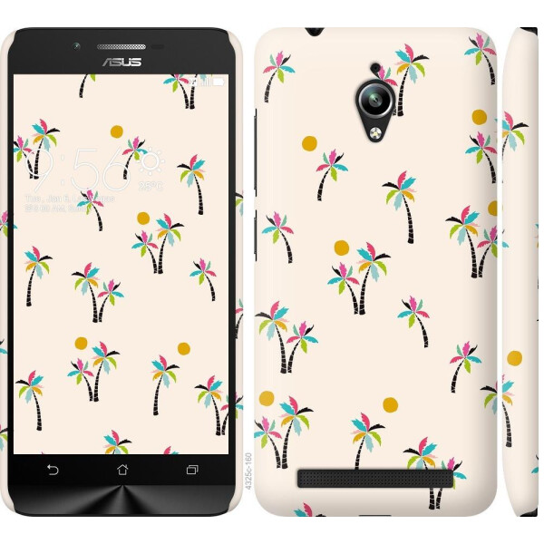 

Чехол на Asus Zenfone Go ZC500TG Пальмочки (04798)