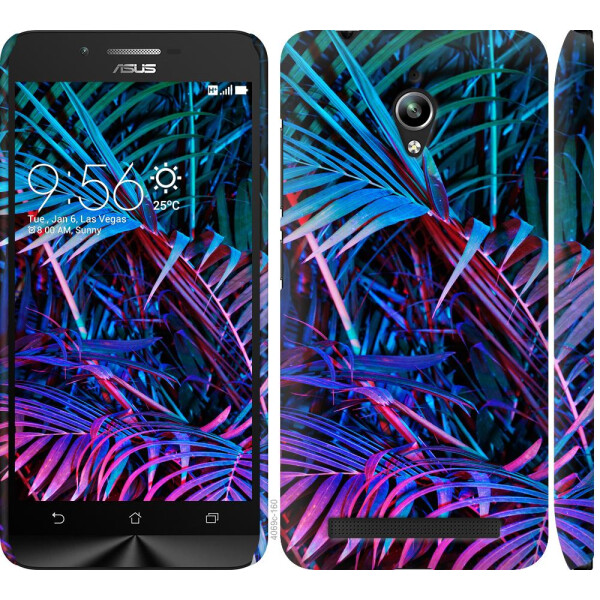 

Чехол на Asus Zenfone Go ZC500TG Папоротник под ультрафиолетом (04798)