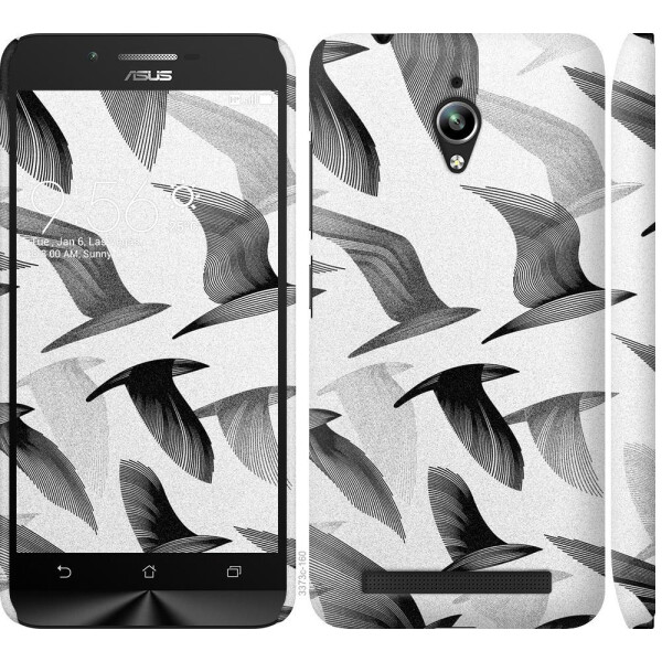 

Чехол на Asus Zenfone Go ZC500TG Птицы 2 (04798)