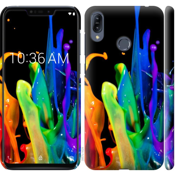 

Чехол на Asus Zenfone Max M2 ZB633KL брызги краски (04798)