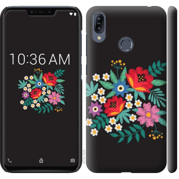 

Чехол на Asus Zenfone Max M2 ZB633KL Вышитые цветы (04798)