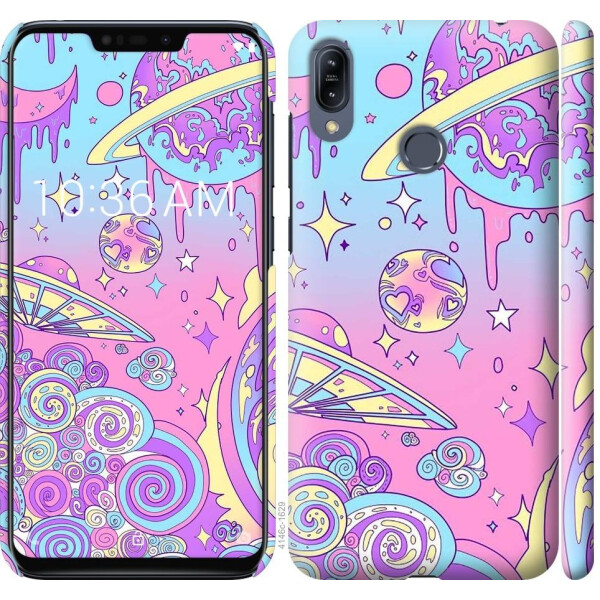 

Чехол на Asus Zenfone Max M2 ZB633KL Розовая галактика (04798)