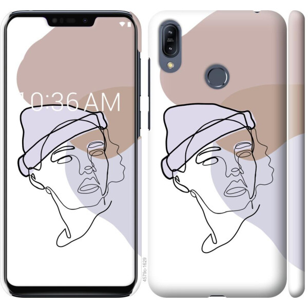 

Чехол на Asus Zenfone Max M2 ZB633KL Силуэт (04798)