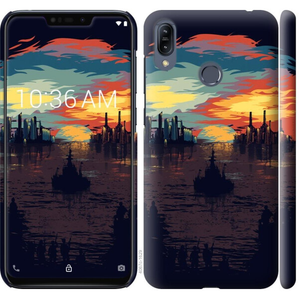 

Чехол на Asus Zenfone Max M2 ZB633KL Череп-абстракция (04798)