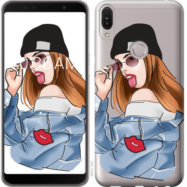 

Чехол на Asus ZenFone Max Pro M1 ZB602KL Девушка v3 (04798)