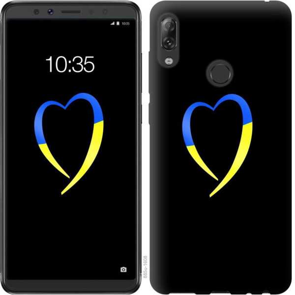 

Чехол на Asus ZenFone Max Pro M1 ZB602KL Жёлто-голубое сердце (04798)
