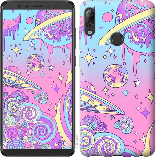 

Чехол на Asus ZenFone Max Pro M1 ZB602KL Розовая галактика (04798)