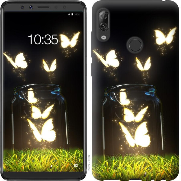 

Чехол на Asus ZenFone Max Pro M1 ZB602KL Светящиеся бабочки (04798)