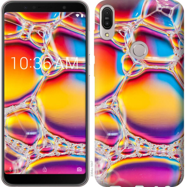 

Чехол на Asus ZenFone Max Pro M1 ZB602KL Цветные пузыри (04798)