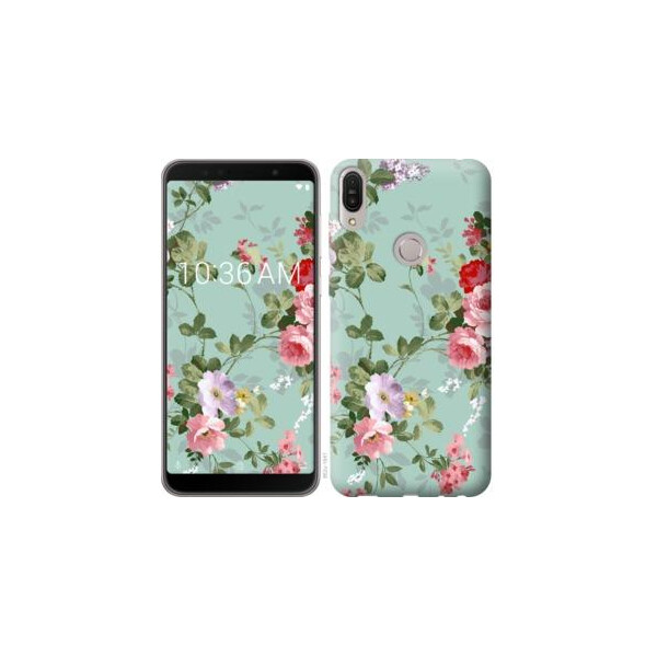

Чехол на Asus ZenFone Max Pro M1 ZB602KL Цветочные обои 2 (04798)