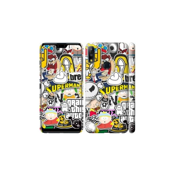 

Чехол на Asus Zenfone Max Pro M2 ZB631KL Popular logos (04798)