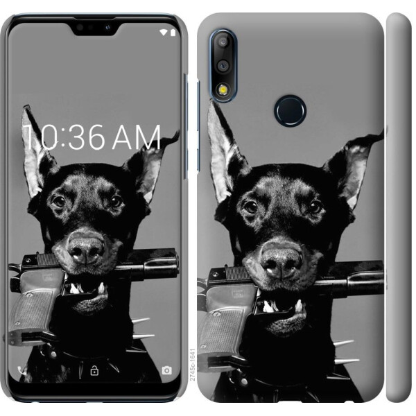 

Чехол на Asus Zenfone Max Pro M2 ZB631KL Доберман (04798)