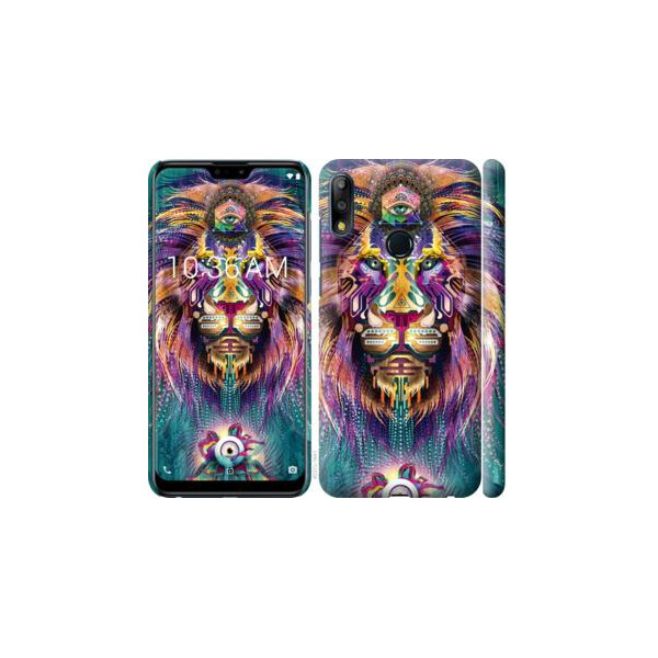 

Чехол на Asus Zenfone Max Pro M2 ZB631KL Люминесцентный лев (04798)