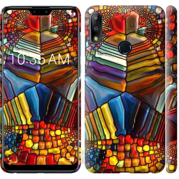 

Чехол на Asus Zenfone Max Pro M2 ZB631KL Разноцветный витраж (04798)