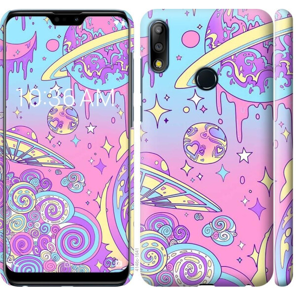 

Чехол на Asus Zenfone Max Pro M2 ZB631KL Розовая галактика (04798)
