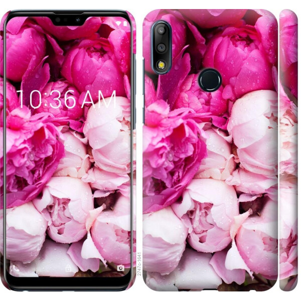

Чехол на Asus Zenfone Max Pro M2 ZB631KL Розовые пионы (04798)