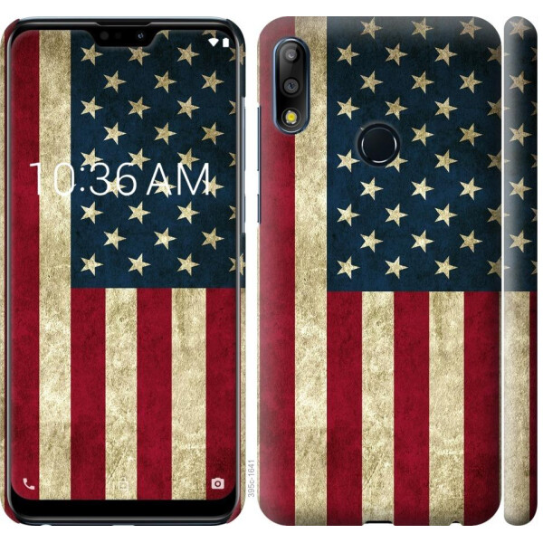 

Чехол на Asus Zenfone Max Pro M2 ZB631KL Флаг США (04798)