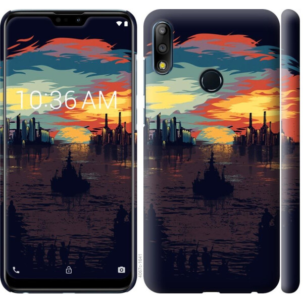 

Чехол на Asus Zenfone Max Pro M2 ZB631KL Череп-абстракция (04798)