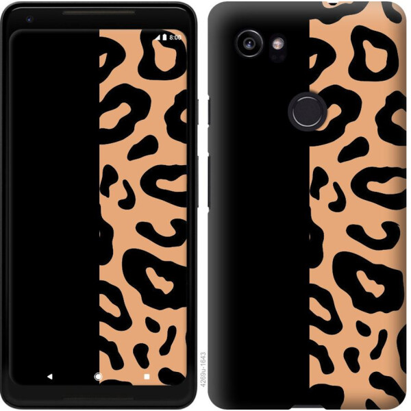 

Чехол на Google PixeL 2 XL Пятна леопарда (04798)