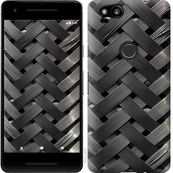 

Чехол на Google Pixel 2 Металлические фоны (04798)