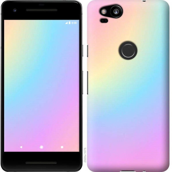 

Чехол на Google Pixel 2 Радуга 2 (04798)