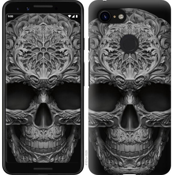 

Чехол на Google Pixel 3 skull-ornament (04798)