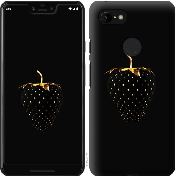 

Чехол на Google Pixel 3 XL Черная клубника (04798)