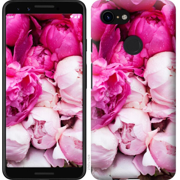 

Чехол на Google Pixel 3 Розовые пионы (04798)