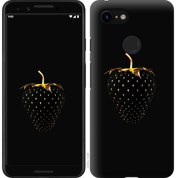 

Чехол на Google Pixel 3 Черная клубника (04798)