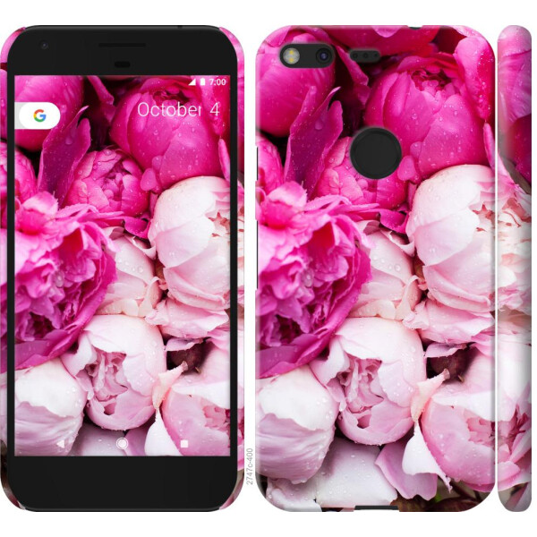 

Чехол на Google Pixel Розовые пионы (04798)