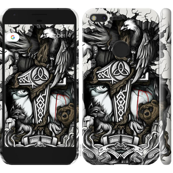 

Чехол на Google Pixel Тату Викинг (04798)
