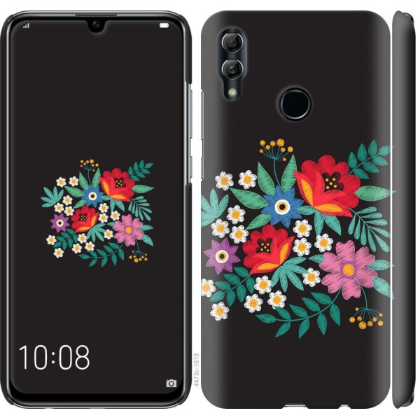 

Чехол на Huawei Honor 10 Lite Вышитые цветы (04798)