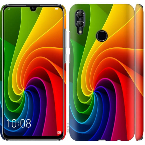 

Чехол на Huawei Honor 10 Lite Радужный вихрь (04798)