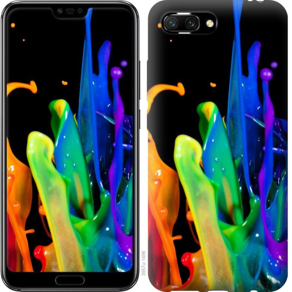 

Чехол на Huawei Honor 10 брызги краски (04798)