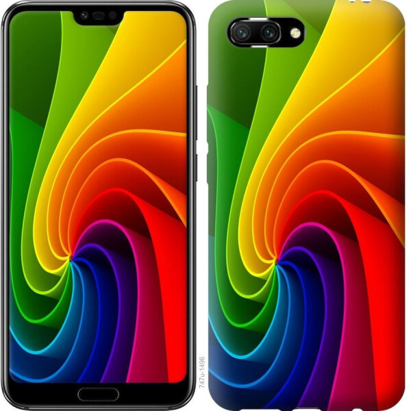 

Чехол на Huawei Honor 10 Радужный вихрь (04798)
