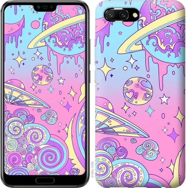 

Чехол на Huawei Honor 10 Розовая галактика (04798)