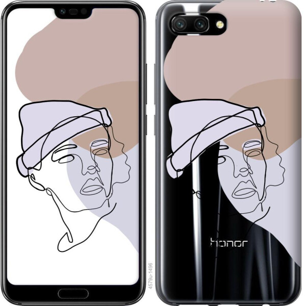 

Чехол на Huawei Honor 10 Силуэт (04798)