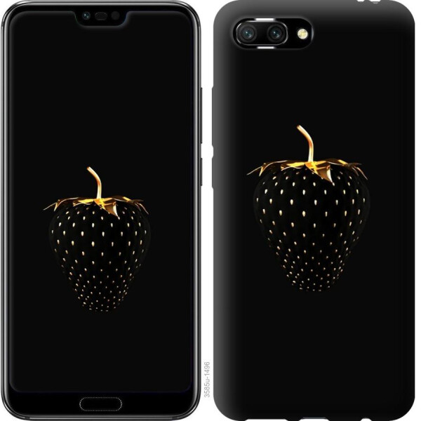 

Чехол на Huawei Honor 10 Черная клубника (04798)