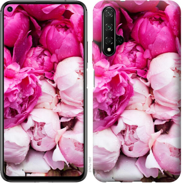 

Чехол на Huawei Honor 20 Розовые пионы (04798)