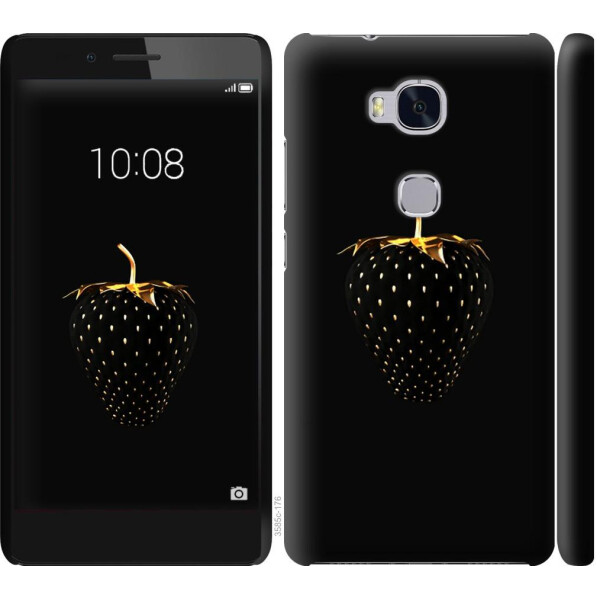 

Чехол на Huawei Honor 5X Черная клубника (04798)