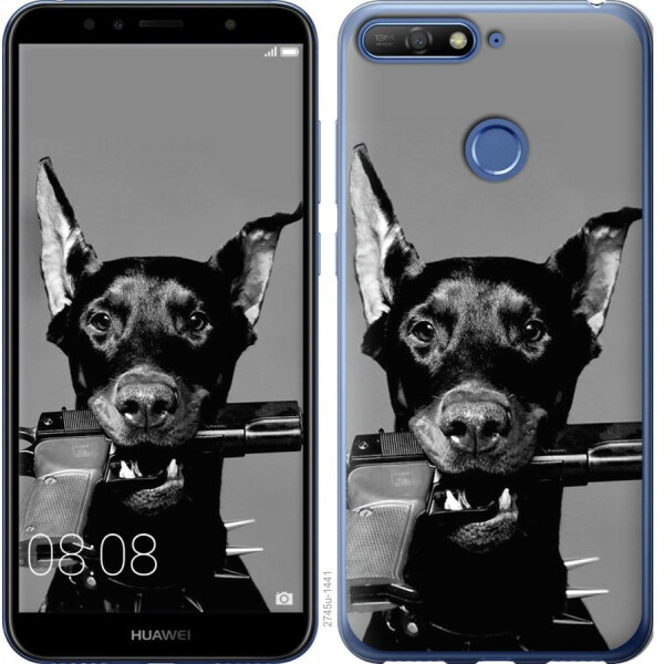 

Чехол на Huawei Honor 7A Pro Доберман (04798)