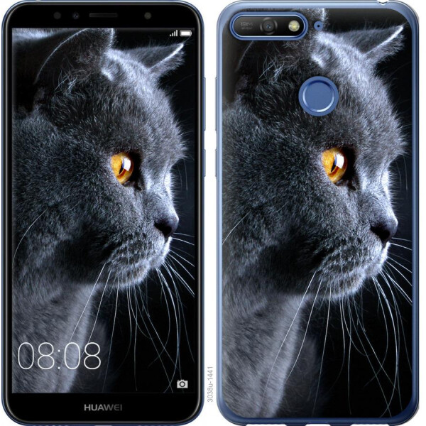 

Чехол на Huawei Honor 7A Pro Красивый кот (04798)